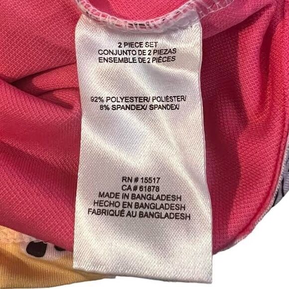 Vince Camuto Girl's Floral Tropical Jungle Print Rashguard SPF 50 Swim T… - Picture 8 of 12